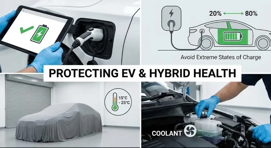 Hybrid battery care