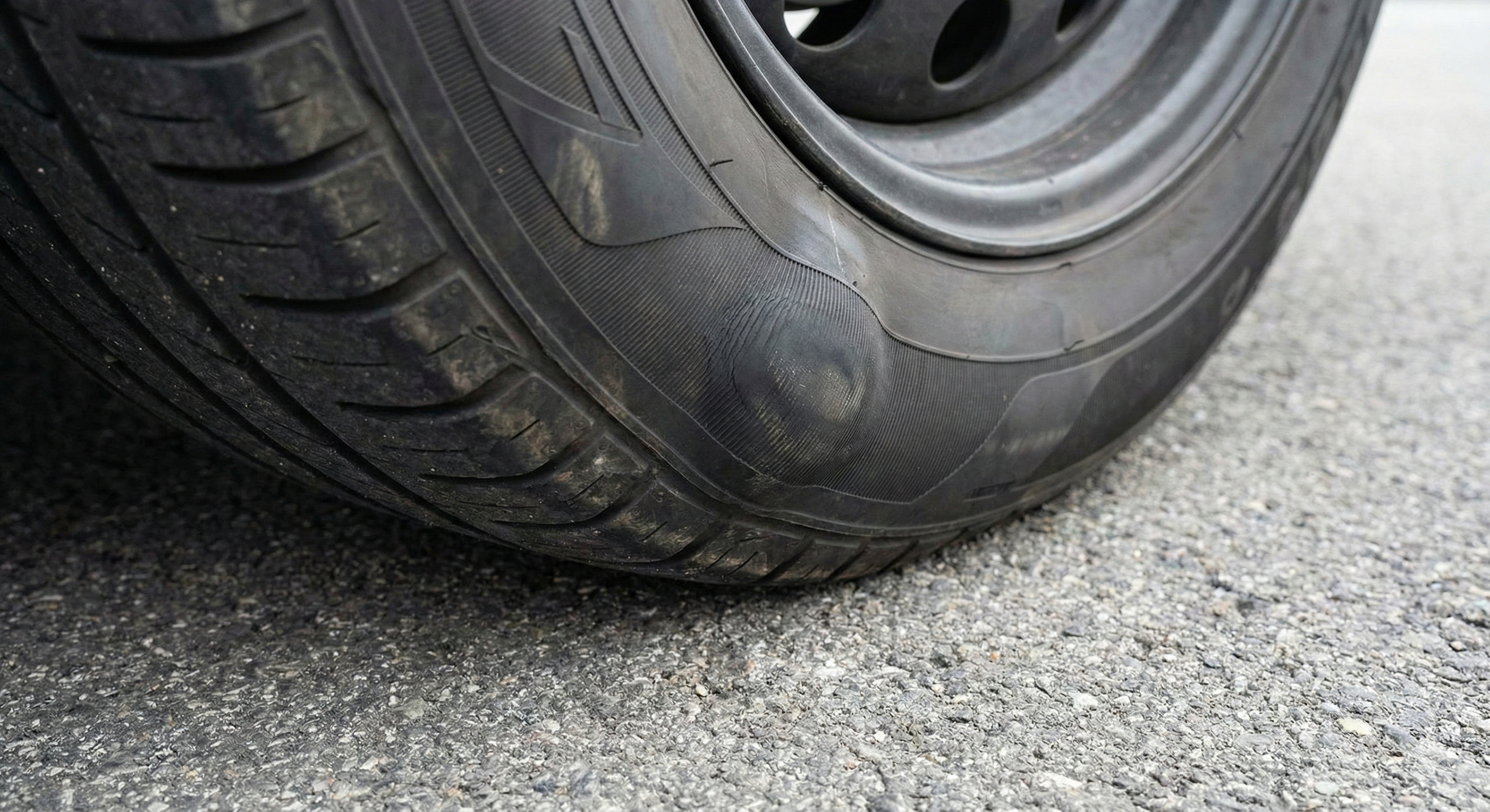 Bubble in sidewall
