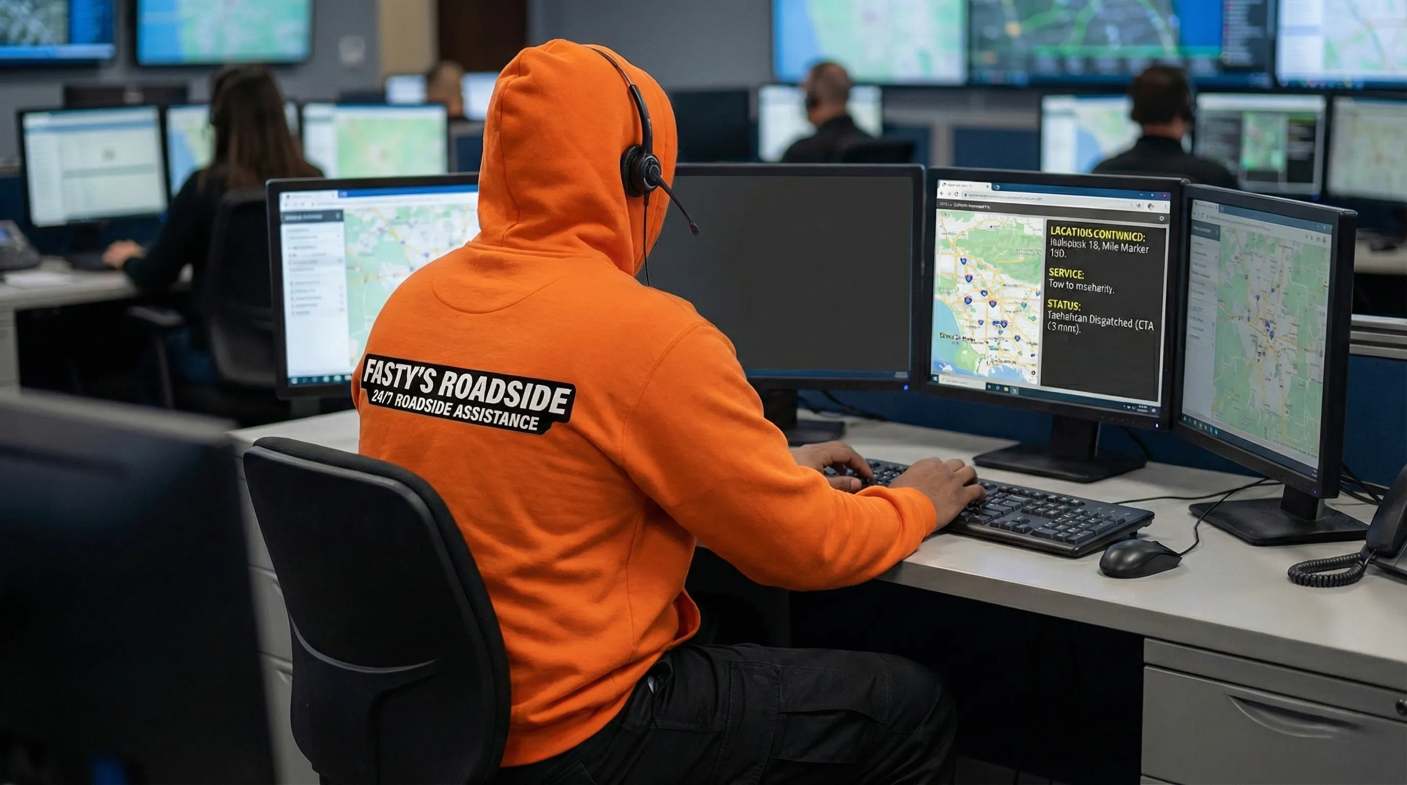 Experienced technician dispatched for rapid roadside help in Tucson